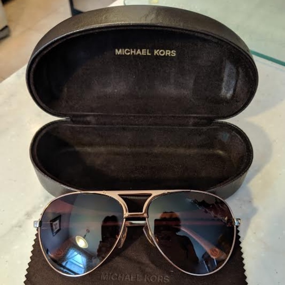 Michael Kors Accessories - Michael Kors Rose Gold Key Largo Sunglasses